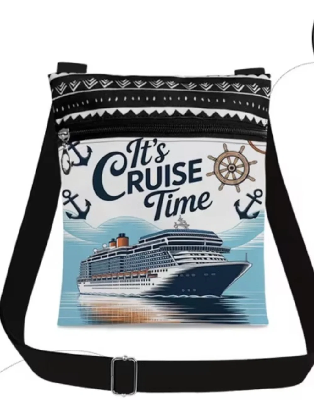 Cruise Time Canvas Crossbody Bag NWT